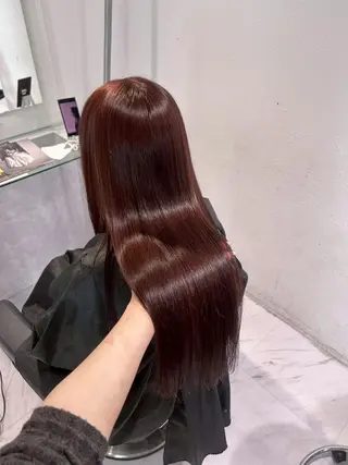 カラー ロング 髪質改善×艶髪カラー 🫧銀座のヘアスタイル