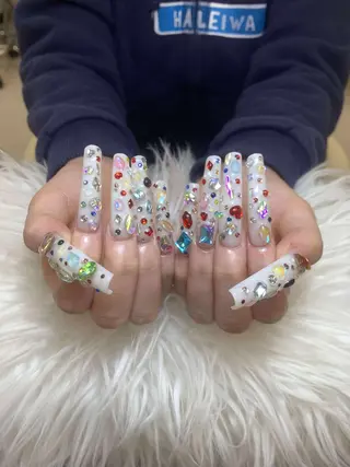ネイル ANH ゴテゴテネイルのネイルデザイン