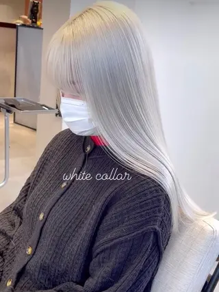 ロング カラー ヘアアレンジ 江坂エリア最安値◎ ブリーチ*土田のヘアスタイル
