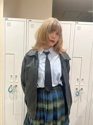 カラー 河原 楓樹のヘアスタイル