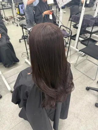 ロング カラー ヘアアレンジ 艶髪グレージュ🩶 maharuのヘアスタイル