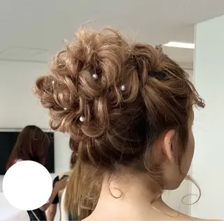 ヘアアレンジ 茶屋町透明感カラー/ レイヤー/みさきのヘアスタイル