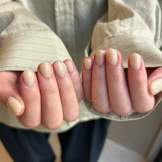 ネイル シンプルネイル Ezura Yumiのネイルデザイン