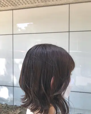 ミディアム カラー 🎀きつない みゆ🎀のヘアスタイル