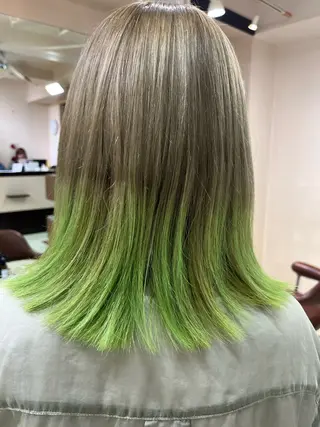 ミディアム カラー 原田 晴美のヘアスタイル