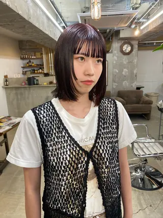 ミディアム uta ウタのヘアスタイル
