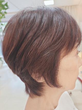 ミディアム カラー hairmake Juinのヘアスタイル