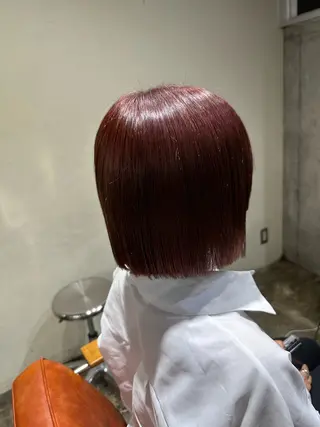ミディアム 🔥コテ巻き風 ボブパーマ🔥のヘアスタイル