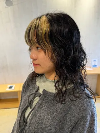 ロング パーマ shuto/ 本山/ショートモデルのヘアスタイル