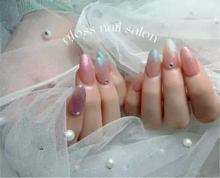 ネイル ゆり🌷 gloss nailのネイルデザイン