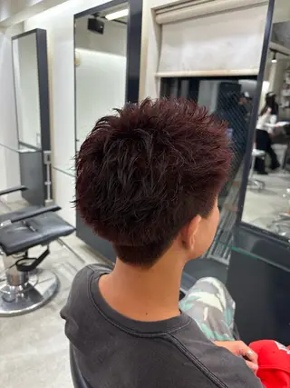 ショート カラー パーマ fifth/渋谷/ パーマ/イクミのヘアスタイル