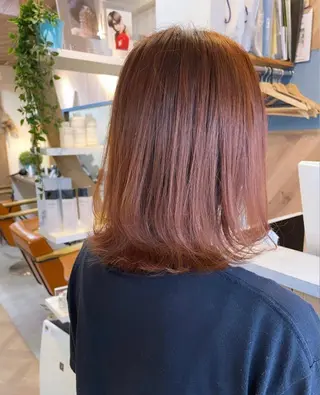 ミディアム カラー カワシマ セイカのヘアスタイル
