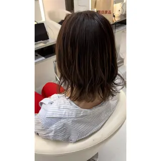 ミディアム 涼音 🫧前髪お助け美容師のヘアスタイル