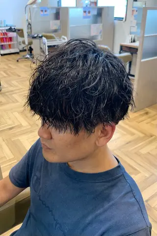 メンズ Mika/ SOiL岡崎/モデルのヘアスタイル