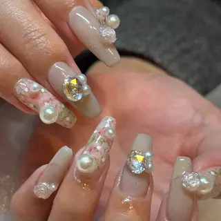 ネイル yume 🎀大人ガーリー🎀のネイルデザイン
