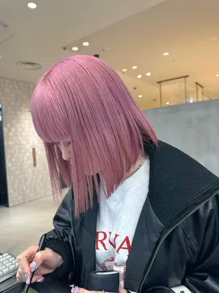 ミディアム カラー TaNa. 笑南(えみな)のヘアスタイル