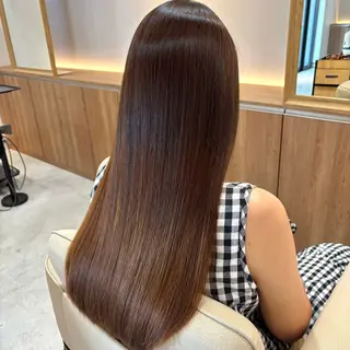 ロング 飯田 智也のヘアスタイル