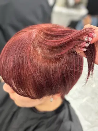 メンズ 🎀暖色カラー🎀 韓国ヘア まなかのヘアスタイル