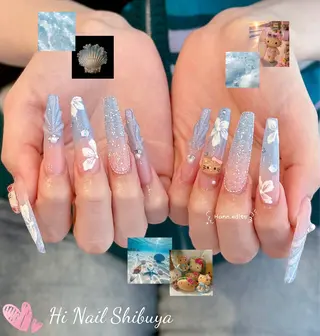 ロング Hi beauty 渋谷のネイルデザイン