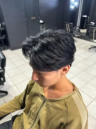 ヘアアレンジ メンズ メンズ専門 美容師✨ アメ村 堀江颯瑛のヘアスタイル