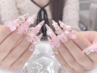 キッズ ネイル りん/韓国ネイル/ 長さ出し専門店のネイルデザイン