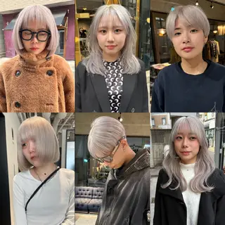 ブリーチ矯正美髪矯正 ✨オオエタクミのヘアスタイル