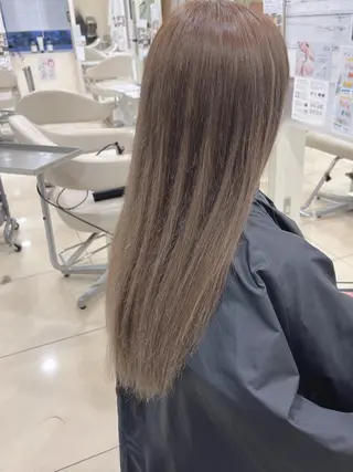 ミディアム カラー ヘアアレンジ シールエクステ専門店 Spira藤崎宮のヘアスタイル