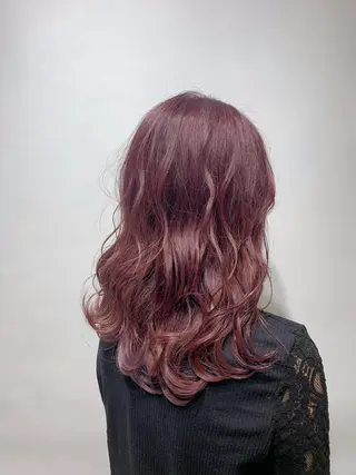 セミロング カラー 中野 竜介のヘアスタイル
