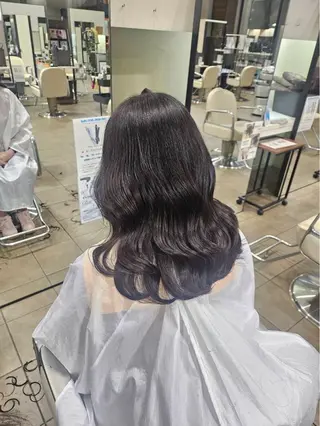 セミロング カラー 原 大樹のヘアスタイル
