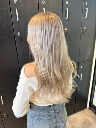 ロング カラー 水戸/ブリーチカラー ♠️♠️會澤遼真のヘアスタイル