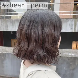ショート カラー パーマ ヘアアレンジ 松田 亮葉のヘアスタイル