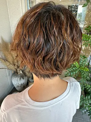 ショート パーマ 三井 真里奈のマツエク・マツパデザイン