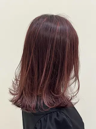 セミロング 西田 雪乃のヘアスタイル