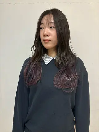 ロング 弘瀬 佑愛のヘアスタイル