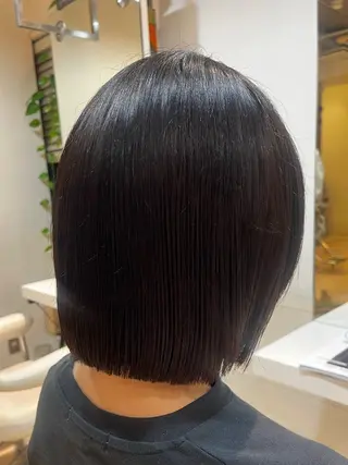 ミディアム ️ちば🩵JILLE 恵比寿 透明感カラーのヘアスタイル