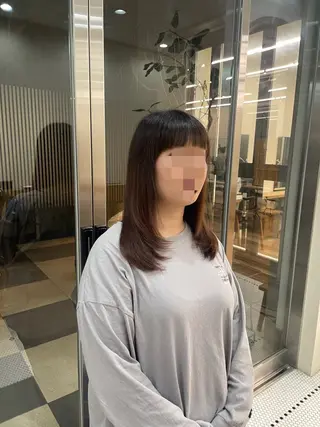 セミロング レイヤーカット 🌱 はるかのヘアスタイル