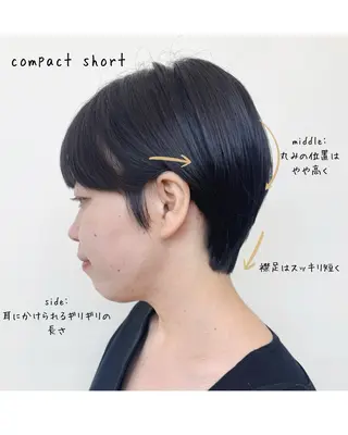 ショート 🐾大人ショート・ ショートボブ🐾はるのヘアスタイル