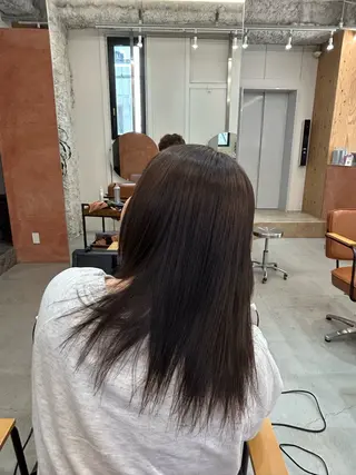 セミロング 大矢 歩武のヘアスタイル