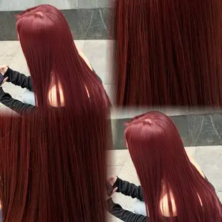 ロング カラー 【暖色カラー+色持ち 重視】💟まなみのヘアスタイル