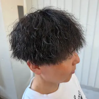 パーマ メンズ シエル岡山店 行司　圭佑のヘアスタイル