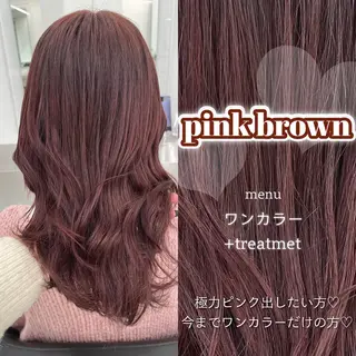 セミロング カラー ヘアアレンジ 愛されカラー🩷 はるなのヘアスタイル