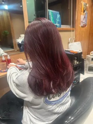 カラー 大迫 江梨のヘアスタイル