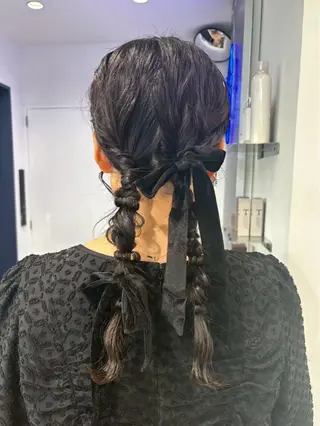 ヘアアレンジ 透明感カラー 🍀mizuki🍀のヘアスタイル
