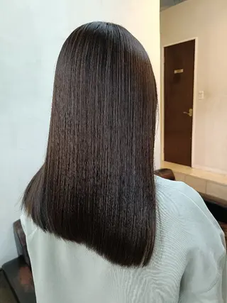 セミロング 勝連 利恵のヘアスタイル
