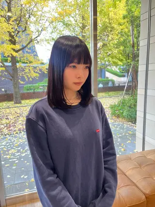 セミロング メンズ特化 タメイシのヘアスタイル