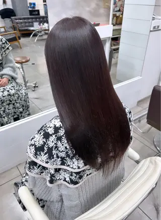ロング レイヤー/艶髪カラー 森本くるみのヘアスタイル