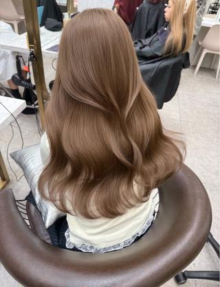 セミロング カラー レイヤーダブルカラー KYONのヘアスタイル