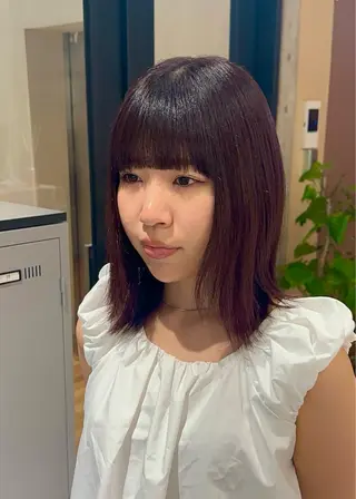 ミディアム 小寺 柚初のヘアスタイル