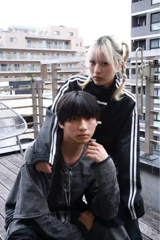 メンズ サカウエ 透明感カラー🫧のヘアスタイル