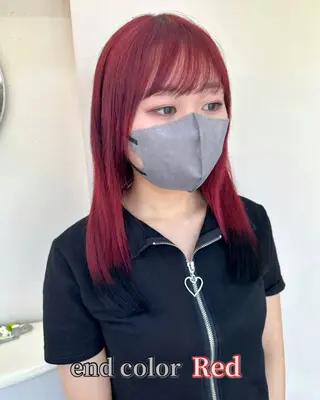 ロング カラー 🌈miu miu hair✂️💕のヘアスタイル